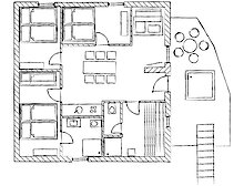 Übersicht der Chalet-Suite Frieda beim Köpplwirt